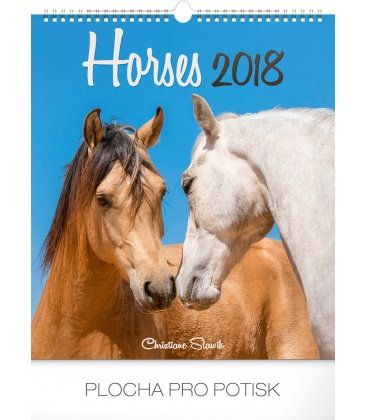 Wandkalender Horses 2018