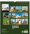 Wall calendar Pamätihodnosti Slovenska SK 2018