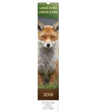 Wandkalender Lesní zvěř – lesná zver 2018