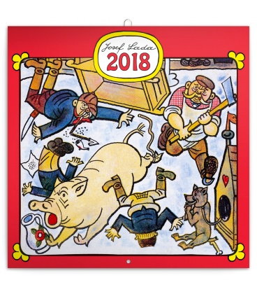 Wall calendar Josef Lada – Řemesla 2018