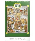 Nástěnný kalendář Josef Lada – Měsíce 2018