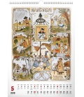 Wall calendar Josef Lada – Měsíce 2018