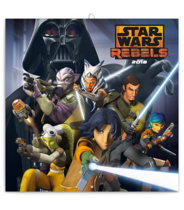 Nástěnný kalendář Star Wars Rebels – Povstalci 2018