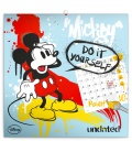 Wall calendar Mickey Mouse -  DYI: Undated Colouring Calendar 2018
