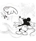 Wall calendar Mickey Mouse -  DYI: Undated Colouring Calendar 2018