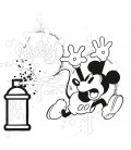 Nástěnný kalendář Mickey Mouse s omalovánkami, nedatovaný 2018