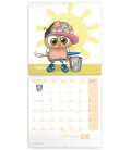 Nástěnný kalendář Chytrá soví rodinka 2018