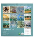 Nástěnný kalendář Claude Monet 2018