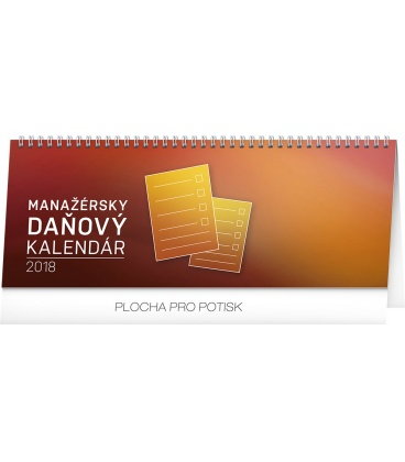 Table calendar Manažérsky daňový SK 2018