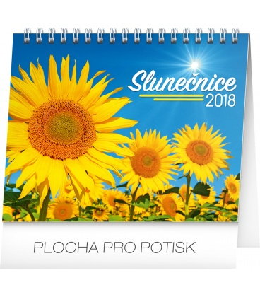 Stolní kalendář Slunečnice s citáty 2018