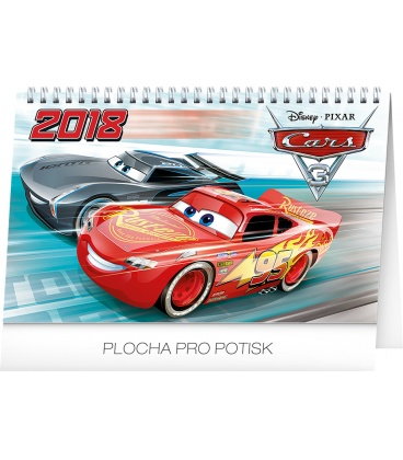 Stolní kalendář Cars 2018