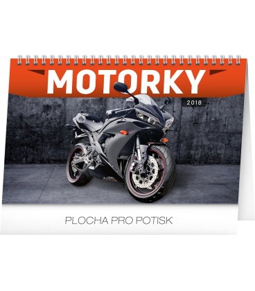 Table calendar Motorky 2018