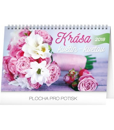 Stolní kalendář Krása květin – Krása kvetov CZ/SK  2018