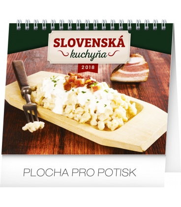 Stolní kalendář Slovenská kuchyňa SK 2018