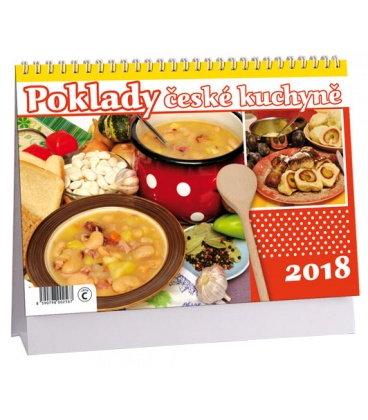 Stolní kalendář Poklady české kuchyně 2018