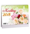 Table calendar  Květiny + znamení zvěrokruhu 2018