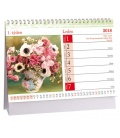 Tischkalender Květiny + znamení zvěrokruhu 2018