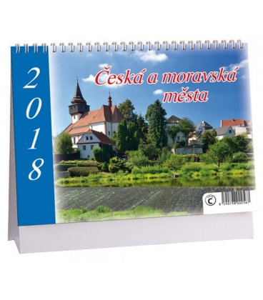 Table calendar  Česká a moravská města 2018