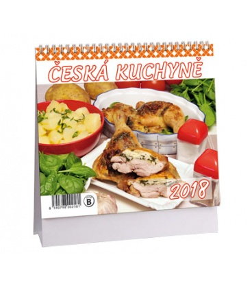 Tischkalender Česká kuchyně MINI 2018