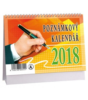 Tischkalender Poznámkový MIKRO 2018