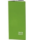 Pocket diary monthly PVC - zelený 2018