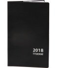 Pocket-Terminplaner vierzehntägig PVC- černý 2018