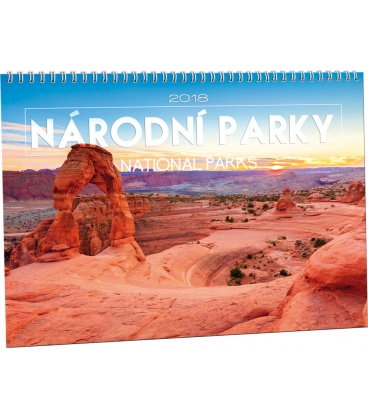 Wall calendar National Parks / Národní parky 2018