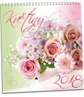 Nástěnný kalendář Květiny 2018