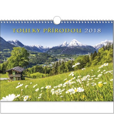 Nástěnný kalendář Toulky přírodou  2018