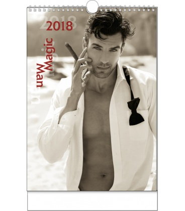 Nástěnný kalendář Magic Man  2018