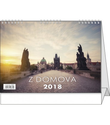 Table calendar Z domova  2018