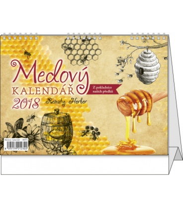 Table calendar Medový kalendář Renaty Herber 2018