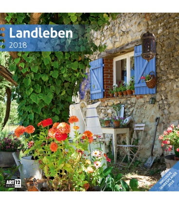 Nástěnný kalendář Romantická zákoutí / Landleben 30x30 2018