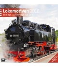 Nástěnný kalendář Lokomotivy / Lokomotiven 30x30 2018
