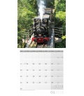 Wall calendar  Lokomotiven 30x30 2018