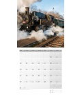 Nástěnný kalendář Lokomotivy / Lokomotiven 30x30 2018