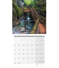 Nástěnný kalendář Cesty / Traumpfade 30x30 2018