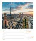 Nástěnný kalendář Sny o cestování - týdenní plánovač / Reiseträume 2018 - Wochenplaner