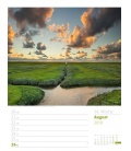 Nástěnný kalendář Pobřeží - týdenní plánovač /Am Meer 2018 - Wochenplaner