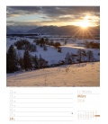 Wall calendar  Alpenwelt 2018 - Wochenplaner