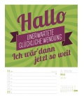 Nástěnný kalendář Texty - týdenní plánovač / Klartext 2018 - Wochenplaner