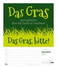 Nástěnný kalendář Texty - týdenní plánovač / Klartext 2018 - Wochenplaner