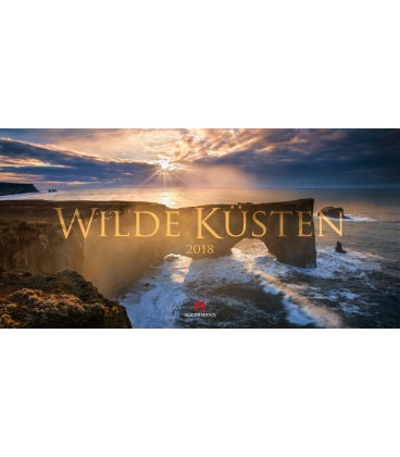 Nástěnný kalendář Divoká pobřeží / Wilde Küsten 2018
