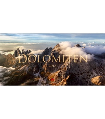 Nástěnný kalendář Dolomity / Dolomiten 2018