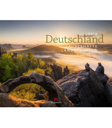 Nástěnný kalendář Německo - okouzlující krajiny / Deutschland - Zauberh. Lands. 2018
