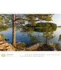Nástěnný kalendář Skandinávie / Skandinavien 2018