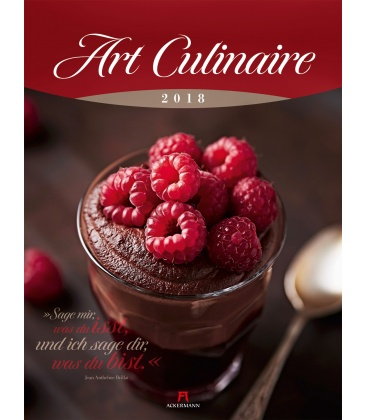 Wall calendar  Art Culinaire 2018