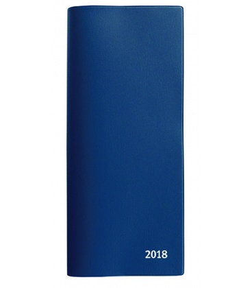 Terminplaner monatlich PVC modrý 2018