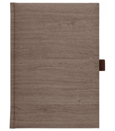 Notepad A4 lined Wood hnědý linkovaný 2018, orders only for 100+ pcs