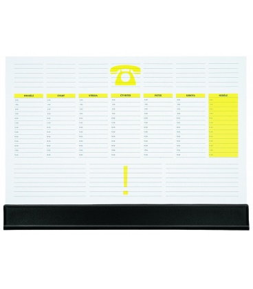 Desktop-Kalender mapa A3 Wochenkalender UNI 30 listů + PVC klapna 2018